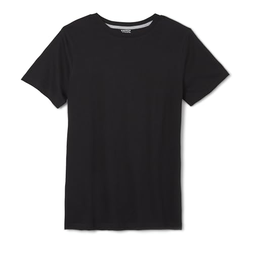 French Toast Boys' Short Sleeve Crewneck Tee,Black,4T