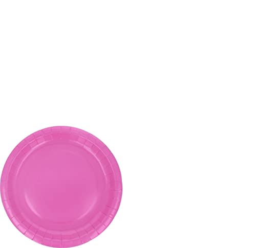 Graziano Platos 18 cm fucsia orgánico 25 unidades