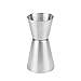 HYMD Jigger 25 / 50ml Edelstahl-Cocktail-Schüttler-Messbecher-Doppelgetränk-Alkohol-Messbecher (Color : No1)