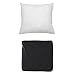 Cojines Sofa con Relleno Incluido Pack de Cojin + Funda de 50x50 en Color Negro / Cojines Decorativos para Sofa , Cama , Salon / Fundas de Terciopelo Elegantes para la decoración del hogar
