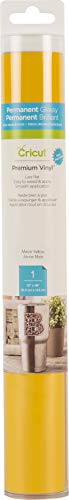 Cricut Premium Permanent Vinyl Maize - 4ft Roll (12x48) - Compatible with Maker & Explore Machines Long Lasting UV & Water-Resistant Indoor + Outdoor Projects