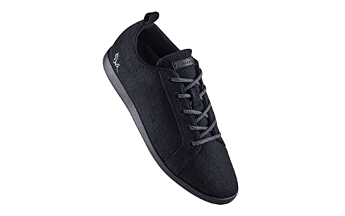 Image of Neeman's Wool Classic Sneakers for Men Coal Black