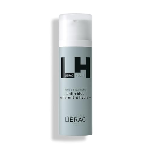 Lierac - Lierac Homme - Fluido Antiedad Global 50ml - Tulipán Negro - Ácido Hialurónico - Reduce Arrugas - Textura Ligera