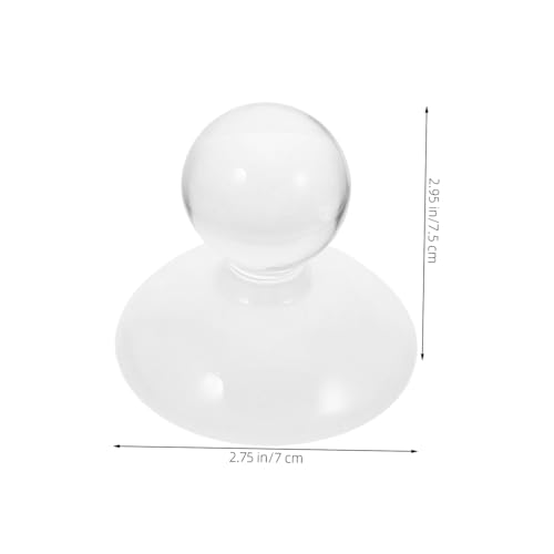 Maja de cristal transparente ergonómica para mezclar y moler miniatura 2