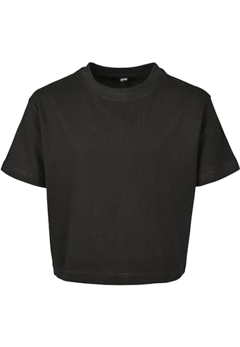 Build Your Brand Camisetas Recortadas Mujer, Niño, Negro, 146