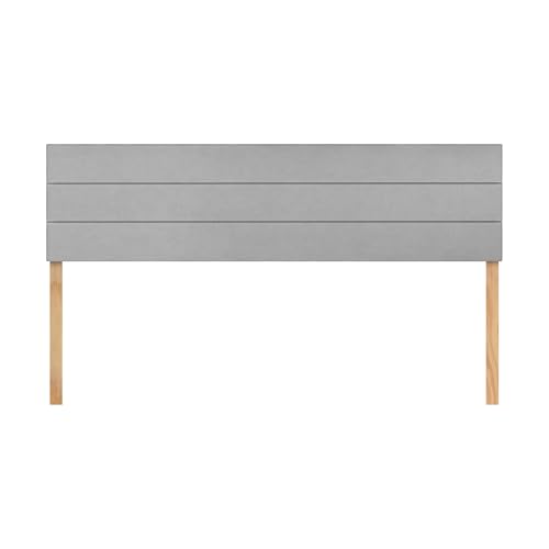 Opiniones y reviews de Cabecera King los mejores 5. 47 DOTICO FORNITURE Design Cabecera King Size, Muebles para recamara, Modelo Raya Horizontal, Altura Ajustable y diseño Elegante para tu Cama (Gris, King Size)
