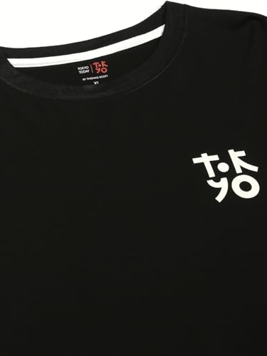Image of Thomas Scott Men's | Graphic | Half Sleeve | Oversized Fit | Cotton Blend | Crew Collar | Casual Tshirt