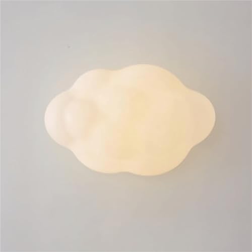 Aplique de Pared LED de 36 W, Regulable, 3000 K-6000 K, con Pantalla de Polietileno en Forma de Nube Blanca, Ideal para Dormitorio, Sala de Estar, Lectura Junto a la Cama.