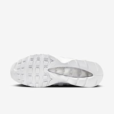 Nike Air Max 95 OG Men's Shoes (White/White/Pure Platinum/White) Size 10.5