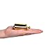blue-ther 59"/150cm Metal Appearing Cane with Free Gloves and Video Tutorial,Pocket Bo Staff Magic Wand Stage Close-up Magic Tricks (Golden-Silver)