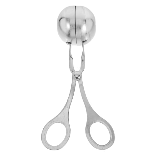 Healvian Presse à Boulettes de Viande en Acier Inoxydable Grand Format Outil Cuisine Polyvalent pour Boulettes Cake Pops et Pâtisserie Ustensile Professionnel Solide pour Réutilisable