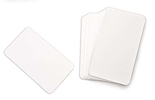 Cartes vierges lot de 100 blanches 3,5 x 2 pour ne plus oublier vos notes - 4
