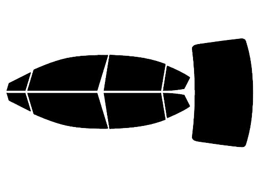 Rvinyl Window Tint Kit Compatible with Subaru WRX 2015-2021 (Sedan) - Complete Precut Kit - 5%