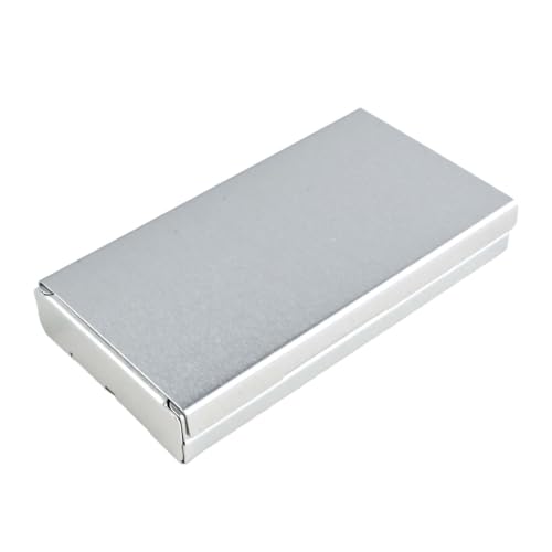 Etui Cigarette en Métal Argenté, Boite a Cigarette Fine Capacité 20 Pièces, Porte-Cigarettes Femme Étanche et Homme, Boîte à Clope Anti-Écrasement, Ouverture Glissante – vue 6