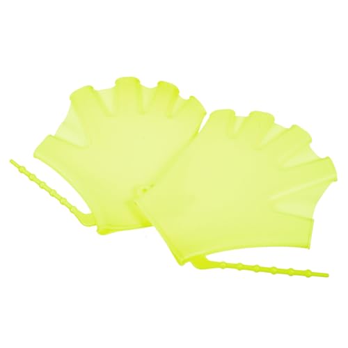 LOORGVEL 2個 用水泳手袋 水かき付き 可能シリコーン製 軽量ウェブグローブ 男女兼用 プールトレーニング補助具 スイム練習用