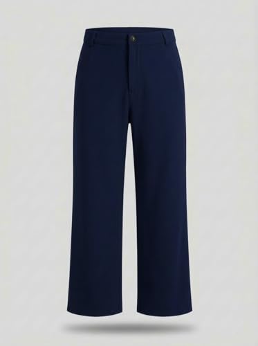 Image of Women's Formal Trousers | Stretch & Regular Fabric Options | Straight Fit Office Wear Pants with Pockets | Casual Trouser for Womens