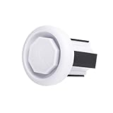 Silverfin Lacrosse End Cap | Lacrosse Stick Butt End Cap: Sturdy & Easy to Install| Lightweight, Durable Lacrosse Butt End Caps with Firm Grip for Superior Stick Control (White)