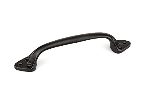 Image of Richelieu | Sheffield 8 1 /16-in (205 mm) Matte Black Curved Barn Door Pull