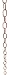 Stanwood Rain Chain Single Loop Extension Copper Rain Chain, 4-Feet