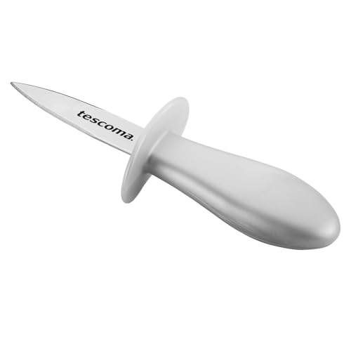 Tescoma Caja de 12 Cuchillos Abre-Ostras PRESTO SEAFOOD – Hoja de Acero Inoxidable y Mango Ergonómico de Plástico Resistente – Apto para Lavavajillas – Ideal para Mariscos
