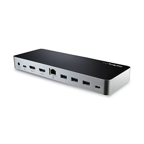 Station d'accueil USB-C double affichage MST PC portable Windows StarTech.com 60W
