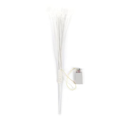 WEISUYUUS LED Light Up Branch 15.75Inch Battery Operated LED Lighted Flower Bouquets for Christmas Wedding Home Party Decoration