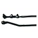 KarParts360 For Jeep Wrangler 1997-2006 Steering Kit | Rear | True Jeep TJ | Black | Metal | Heavy Duty | Left-Hand Drive Models Only | Excluded Steering Stabilizer
