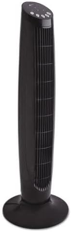 ALE 36 in. 3-Speed Oscillating Tower Fan with Remote Control Plastic - Black