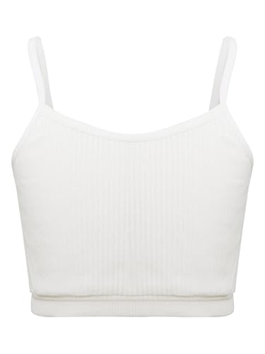 TTAO Mädchen Baumwolle Unterhemden Spaghettiträger Bauchfrei Oberteile...