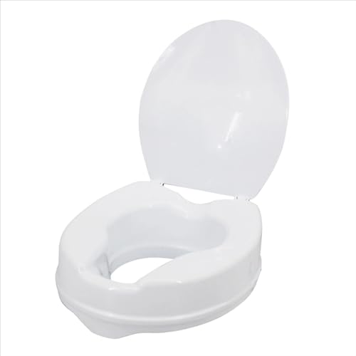 Rialzo Wc Per Anziani,Alzawater Per Protesi Anca,Sollevato Di 12 Cm,Con Copertura,Adatto Per Anziani,Donne In Gravidanza,Assistenti Alla Riabilitazione,Ecc.