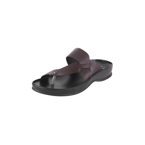 Image of Mochi Men Comfort Leather Chappal For Regular Use