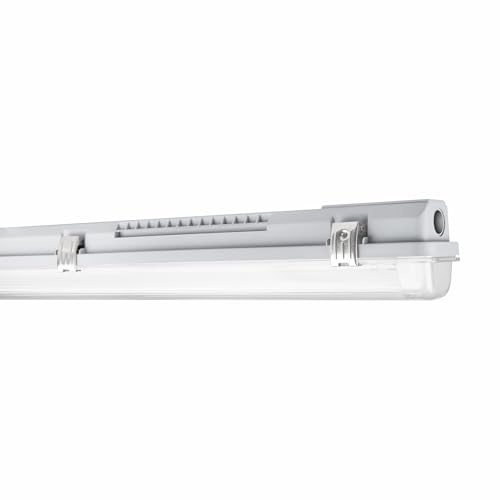 LEDVANCE Feuchtraumleuchten für T8-LED-Lampen mit werkzeugloser Leuchtenklemme DP HOUSING 600 P 2XLAMP IP65