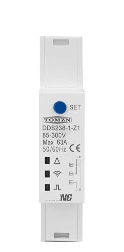 Moniteur de puissance WiFi 63A avec compteur kWh bidirectionnel anti surtension