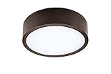 Función: tecnología LED. Lamkur Led Integrated Round Plafón Cilíndrico Wengué