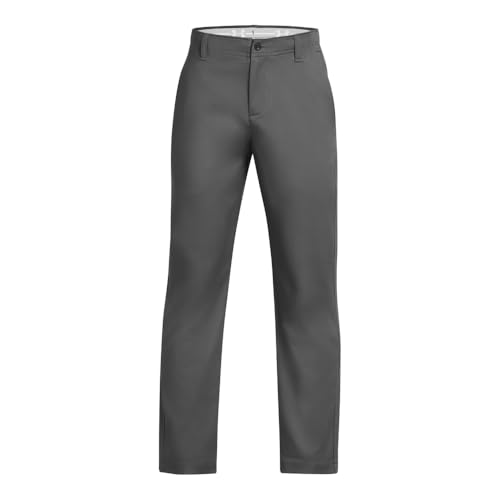 Under Armour Boys Showdown Pants, (025) Castlerock / / Halo Gray, Large