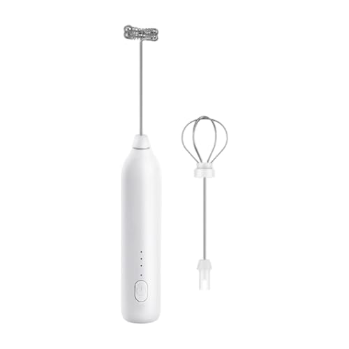 ポータブル充電式電動ミルク泡立て器フォームメーカーステンレス鋼ハンドヘルドフォーマードリンクミキサーコーヒー泡立てワンホットチョコレートミルクミキサー電気