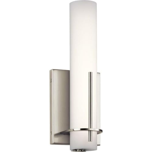 Image of Elan 83757 LED 21W Traverso Wall Sconce, 1 Light, Brushed Nickel