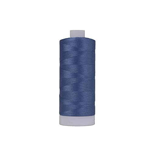 Hilo de algodón PIMA 50 wt Superior Threads 1200 yardas azul miniatura 1