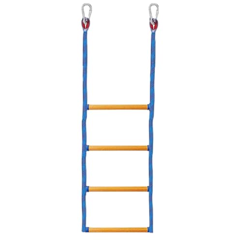 Boat Bas Prader | Échelle de sécurité | Corde d'escalade Pliante | 120 cm de Yacht Kayak Gonflable Pool Pool Lake River Water Sports pour embarquement Accessoires faciles à Transporter et à sau