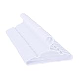 Paquete de 120 perchas blancas para niños de 11.6 pulgadas, faldas (antideslizantes