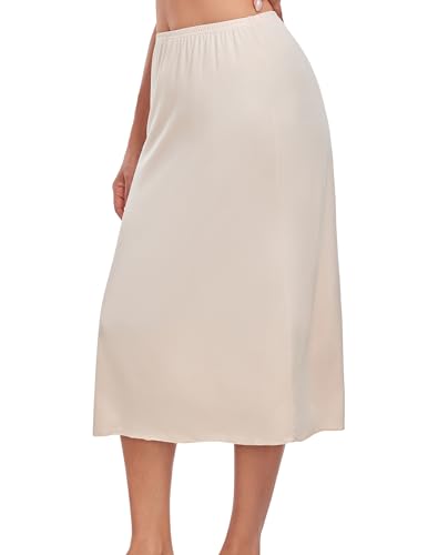 MANCYFIT Half Slips for Under Dresses Slip Skirt for Women Underskirt for Dresses