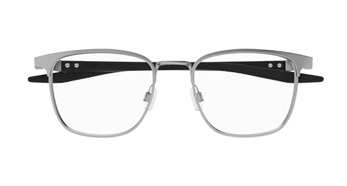 PUMA PU0420O-003 montura rectangular metálica negra talla 53 de hombre 2