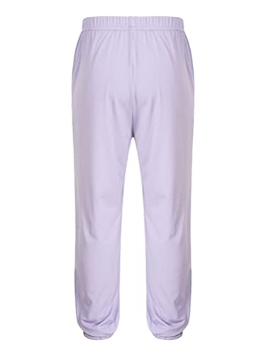 Kids Boys Girls High Waist Workout Pants Jogger Sweatpants Casual Sport Trousers with Pockets2