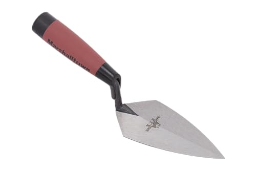 Marshalltown Philadelphia Style Spitzkelle, Durasoft Griff, Carbonstahl, Maße: 152x70 mm, Silber