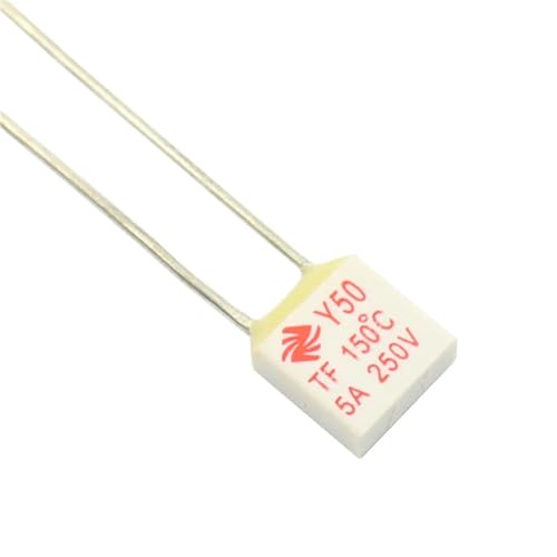 Fusible thermique Y50 RH carré à haute précision 5A 250V protection 5 pièces