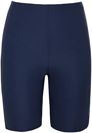 Firpearl Women UV Sport Board Shorts Swimsuit Bottom Capris US26 Navy Blue