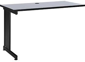 48 in. Left Handed Return Table - Gray - 48in. x 24in. x 30in.
