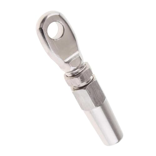 Terminal de ojo Swageless sin prensa para cable acero 316 de 4 mm