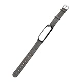 Mobestech Correa de Reloj Decorativa para Fitness con Textura de Vaquero Compatible con Tomtom Touch Correa de Reloj Duradera de Color Gris y Negro