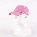 LANGZHEN Unisex Baseball Cap 100% Cotton Fits Men Women Washed Denim Adjustable Dad Hat(Pink, Large)
